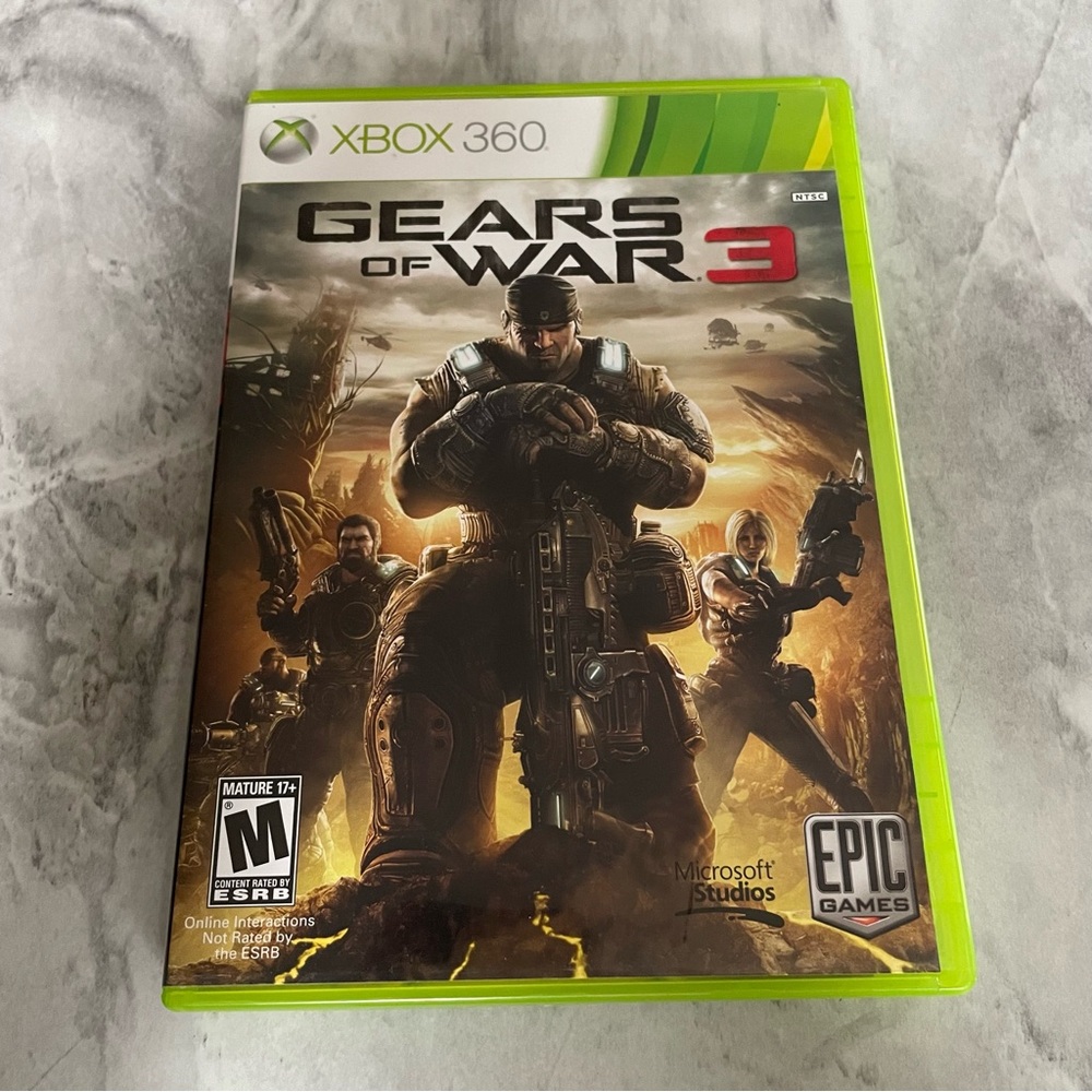 Used Xbox 360 Gears of War 3 Video Game - Picture 2 of 6